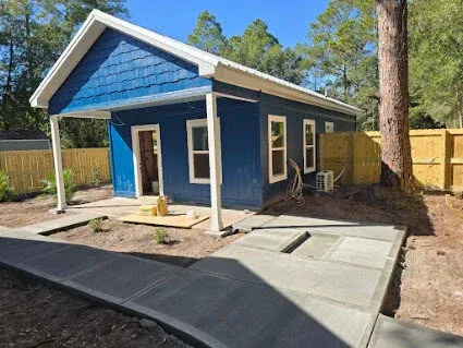 Georgia guest cottage finished exterior
